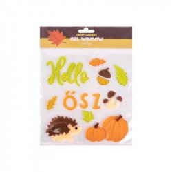 Ablakzselé helló ősz süni Ajándék Nincs