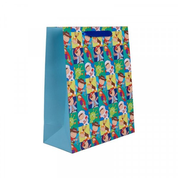 Papírtasak kék /zöld fiús 2632