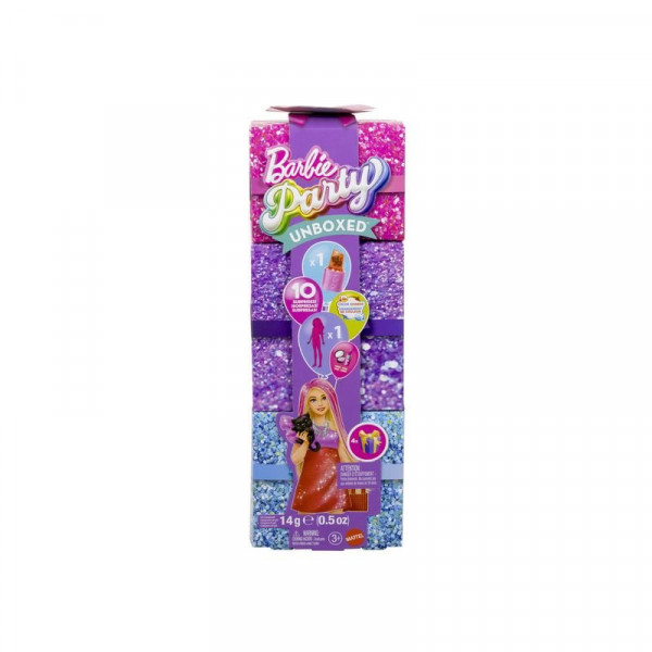 Barbie party reveal glamour meglepetés szett - piros