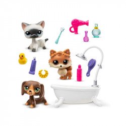 LPS S3 Spa 3-As Készlet Gyűjthető Littlest Pet Shop
