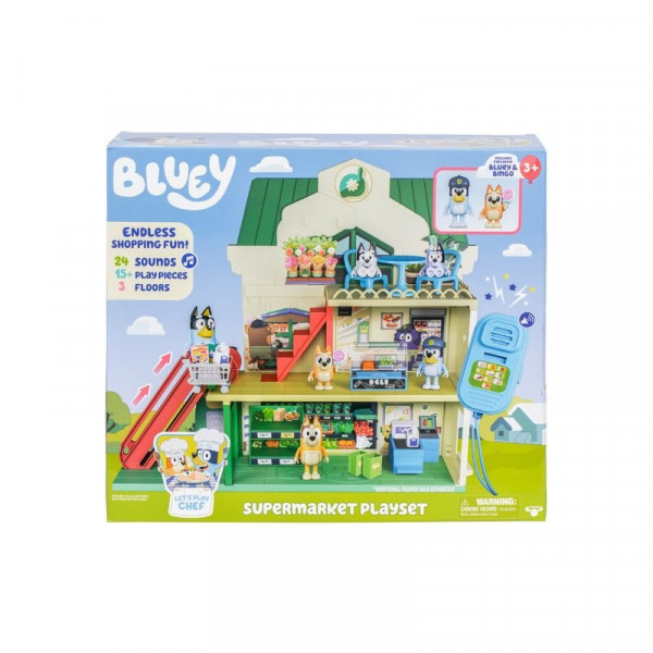 Bluey Szupermarket Nagy Szett