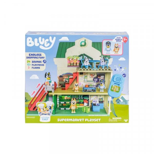 Bluey Szupermarket Nagy Szett