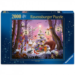 Puzzle 2000 db - Karácsony az erdőben 1000-2999 darabos puzzle Ravensburger