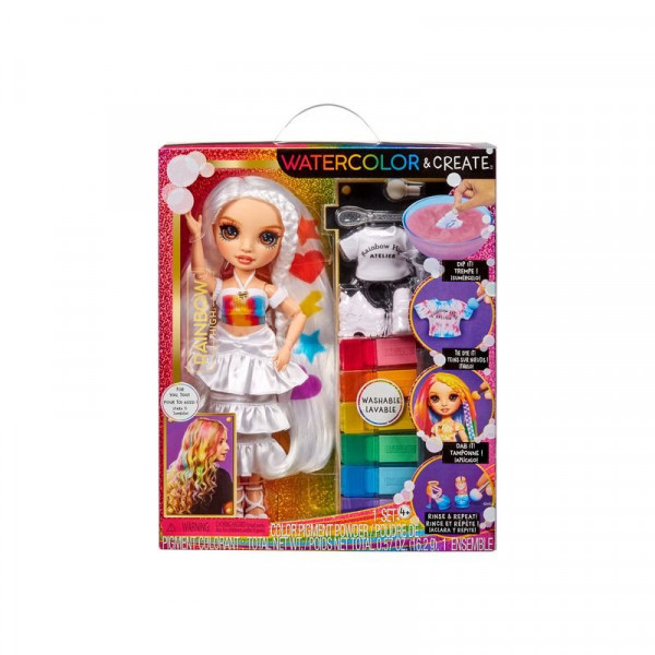 Rainbow High Vízfestékkell díszíthető Divatbaba