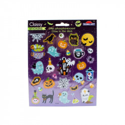 Halloween Classy matrica 15x17cm, többféle Matrica Nincs