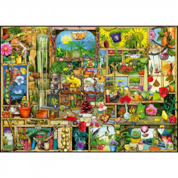 Puzzle 1000 db - A kertész óriás szekrénye 1000-2999 darabos puzzle Ravensburger