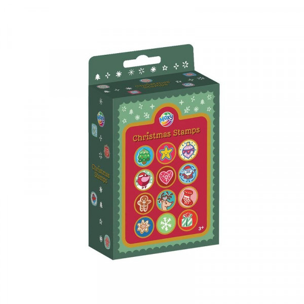 Karácsonyi nyomdaszett, 12 db-os, 2 féle