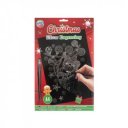 Karácsonyi képkarcoló, A4, 2 féle (arany /ezüst)