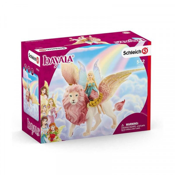 Schleich Tündér szárnyas oroszlánon