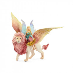 Schleich Tündér szárnyas oroszlánon
