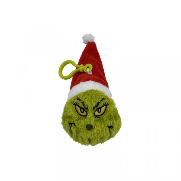 Grincs sapkában táskaklipp, 8 cm-es