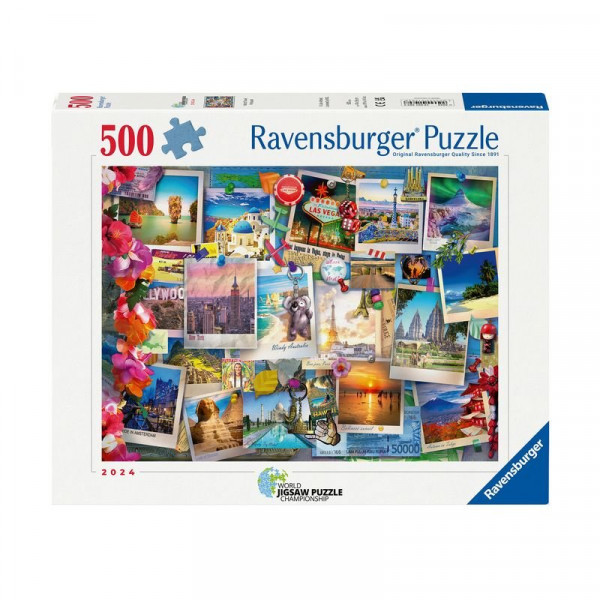 Puzzle 500 db - Képeslapok