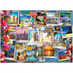 Puzzle 500 db - Képeslapok
