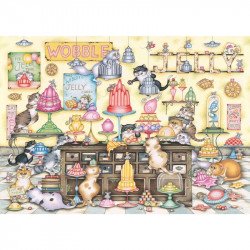 Puzzle 1000 db - Őrült macskák 1000-2999 darabos puzzle Ravensburger