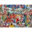 Puzzle 1000 db - A mikulás gőzöse