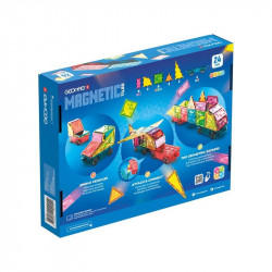 Geomag Magnetic Tiles Gems járművek