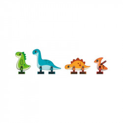 Geomag Magnetic Tiles Dino világ