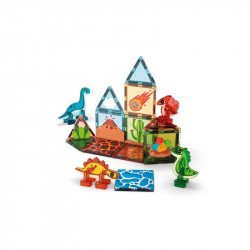 Geomag Magnetic Tiles Dino világ Építőjáték Geomag