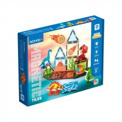 Geomag Magnetic Tiles Dino világ Építőjáték Geomag