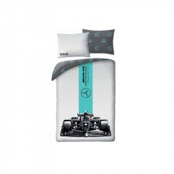 Mercedes AMG F1 Ágynemű huzat szett 140x200 Párna, takaró Nincs