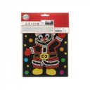 Karácsonyi hologrammos matricák, 2 féle, 22x18 cm