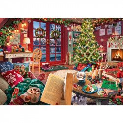 Puzzle 500 db - Pihentető karácsony 500-999 darabos puzzle Ravensburger