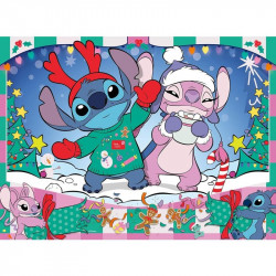 Puzzle 100 db - Stich karácsonya 100-499 darabos puzzle Ravensburger