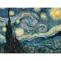 Puzzle 1500 db - Van Gogh:Csillagos éj