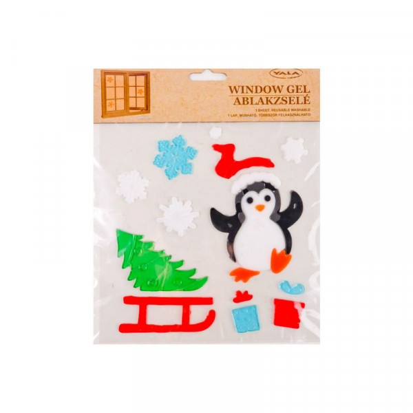 Ablakzselé pingvin +szán 2025