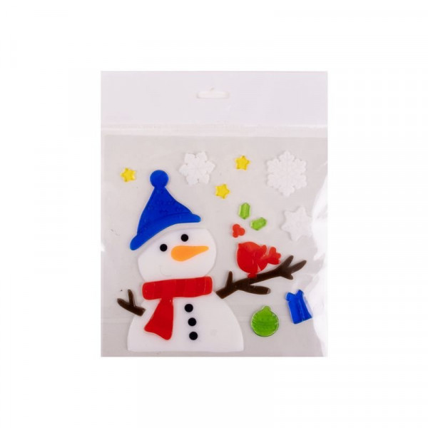 Ablakzselé Hóember 2025