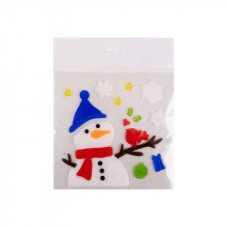 Ablakzselé Hóember 2025 Ajándék