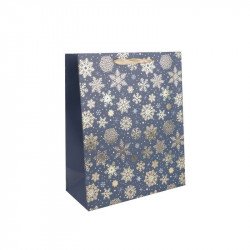 Papírtasak arany hópihék 1823 Díszcsomagoló, dísztasak