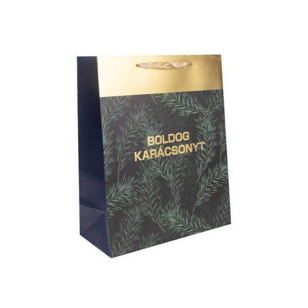 Papírtasak zöld fenyőág 3142