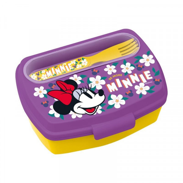 Műa. Minnie szendvicstartó, kanál +villa