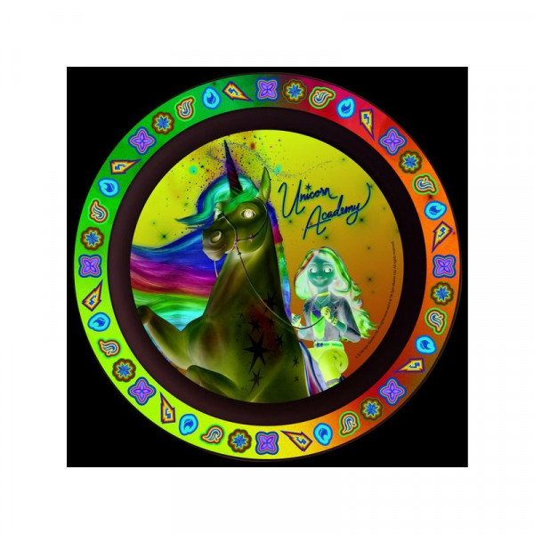 Műa. Unikornis akadémia lapos tányér