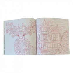 Karácsonyi kifestőkönyv, 40 lap, 21.5x21,5 cm, 120 gsm