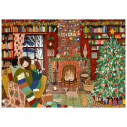 Puzzle 1000 db - Karácsonyi otthon 1000-2999 darabos puzzle Ravensburger