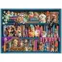 Puzzle 500 db - Kedves porcelán kutyusok