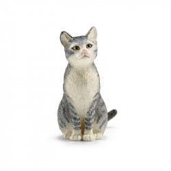 Schleich Macska ülő Állatfigura, állatszett Schleich