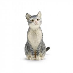 Schleich Macska ülő Állatfigura, állatszett Schleich