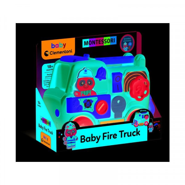 Baby Clementoni Montessori Tűzoltó autó