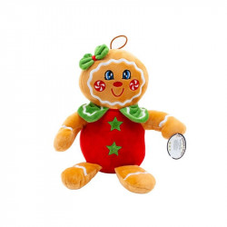 Mézeskalács baba plüss 25cm