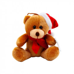 Sapkás maci plüss 15cm