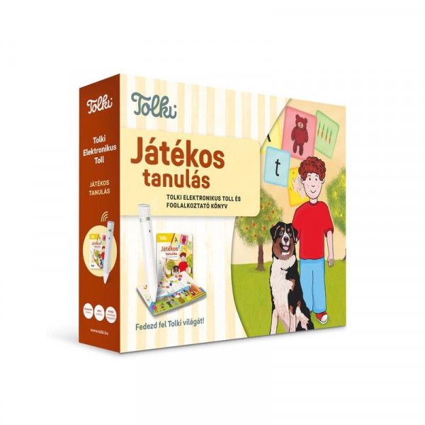 Tolki- Játékos tanulás szett ( könyv +toll)