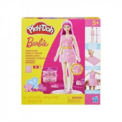 Play-doh Barbie szívek és hajkorona Gyurma Play-Doh