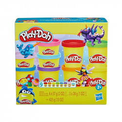 Play-doh 9 tégely színes gyurma csomag