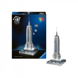Puzzle 3D 216 db Iconics - Emire State building világítós
