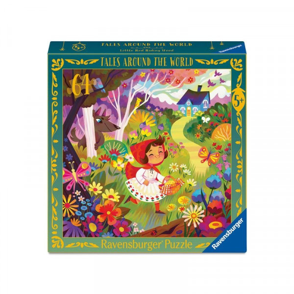 Puzzle 64 db - Piroska és a Farkas