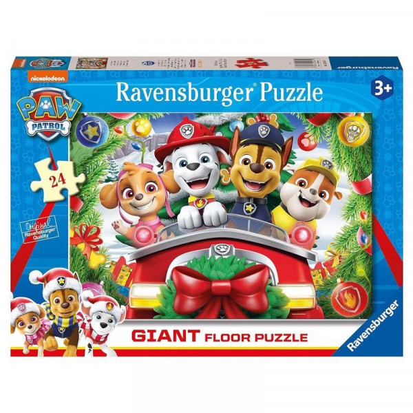 Puzzle 24 db - Mancs Őrjárat karácsonya