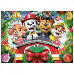 Puzzle 24 db - Mancs Őrjárat karácsonya 1-99 darabos puzzle Ravensburger